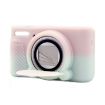 Canon SX730/SX740 Soft Silicone Case - Jelly Pink Green Protective Cover - 1
