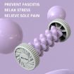 Purple Foot Massage Roller - Home Fitness Muscle Relaxation Plantar Fascia Rod - 4