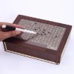 Dark Brown Wooden Money Box Piggy Bank with Counter, 2000 Euros Capacity - 5