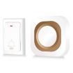 Wireless Smart Doorbell, Battery-Free, 1 For 1 White (UK Plug) - 1