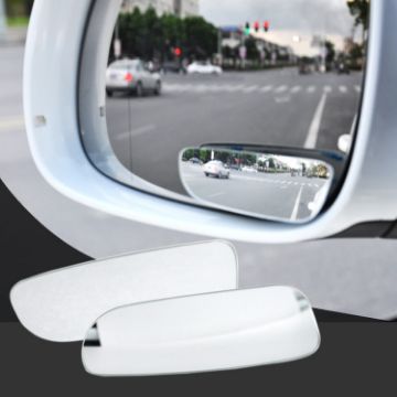 HD Edgeless Adjustable Blind Spot Reversing Mirror, 070 Sector Shape - 1