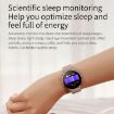 T8 1.3" Silver Smart Watch - Heart Rate/Blood Pressure/Oxygen Monitor - 8