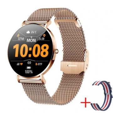 T8 1.3" Heart Rate/Blood Pressure/Blood Oxygen Smart Watch - Orange - 1