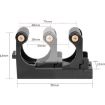 DEEMOUNT RCK-051 Bike Parking Buckle Wall Hook - White Black - 4