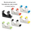 DEEMOUNT RCK-051 Bike Parking Buckle Wall Hook - White Black - 7