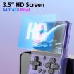 R35PLUS 3.5" Handheld Game Console 64G 10,000+ Games - Transparent Orange - 5