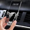 FAIK Black Mirror Car Phone Holder Air Vent Gravity Sensor Bracket - 2