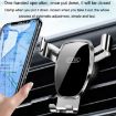 FAIK Car Phone Holder Air Vent Gravity Sensor Bracket, Silver Mirror - 8