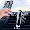 Triangle Gravity Sensor Car Phone Holder - Air Vent Adhesive Model BUDK - 2