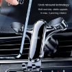 Triangle Gravity Sensor Car Phone Holder - Air Vent Adhesive Model BUDK - 8