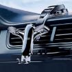 Triangle Gravity Sensor Car Phone Holder - Air Vent Mount, Bent Suction Cup - 1