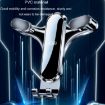 Triangle Gravity Sensor Car Phone Holder - Air Vent Mount, Bent Suction Cup - 7