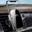 BUDK Silver Anti-shake Car Phone Bracket Air Vent Gravity Support Stand - 2