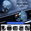 BaiLe Magnetic Car Phone Holder - Universal Dashboard Bracket, Silver - 7