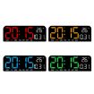 Red LED Screen Digital Display Alarm Clock - Desktop & Wall Decor - 2
