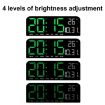 Red LED Screen Digital Display Alarm Clock - Desktop & Wall Decor - 4