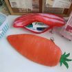 Carrot Vegetable Plush Pencil Pouch - Large 3D Simulation Pen Case - 5
