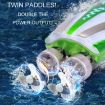 Red 2.4G Mini Remote Control Boat - Kids Summer Water Play Toy Submarine - 6
