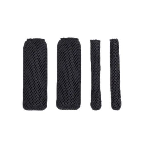 Black Summer Ice Silk Sweat-absorbent Breathable Electric Vehicle Grips - 1