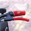 Black Summer Ice Silk Sweat-absorbent Breathable Electric Vehicle Grips - 4