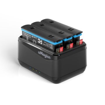 Insta360 X4 AMagisn Battery Charger Seat - Camera Accessories - 1