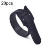 20pcs Black Nylon Tying Straps 12x150mm - Cable Storage Bundle - 1