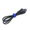 20pcs Blue T-Shape Nylon Data Cable Strap 12x250mm Binding Tie - 2