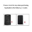 Renault Car Key Cover with Multifunctional Keychain & Anti-lost Plate - 3