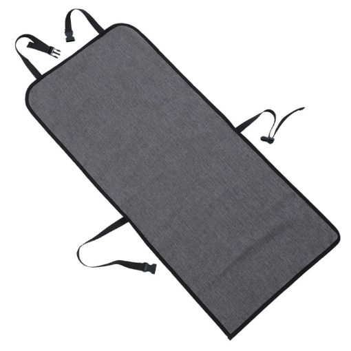 Waterproof Grey Pet Car Mats - Anti-Scratch, Anti-Bite, Dirt Resistant - 1