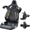 Yellow Ribbon Car Gravity Air Outlet Navigation Mobile Phone Holder - 1