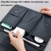 13" White Waterproof Shock-absorbing Laptop Sleeve Storage Bag - 7