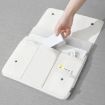 15" White Waterproof Shock-absorbing Laptop Sleeve Storage Bag - 1