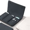 15" White Waterproof Shock-absorbing Laptop Sleeve Storage Bag - 2