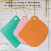 Absorbent Wood Pulp Cotton Rag Kitchen Cleaning Cloths - Random Color - 2