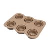 6 Holes Brown Silicone Folding Nursery Box for Plants & Flowers - 5