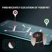 Airtag Pet Collar Tracker Silicone Case - Dog Anti-lost Cover (Black) - 5