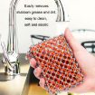 Stainless Steel Silicone Brush Pot Cleaner, 3 Ring Red, Heat Resistant - 5