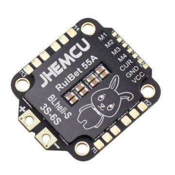 JHEMCU RuiBet 55A 4-In-1 Brushless ESC 3-6S BLHELI_S Dshot600 RC FPV - 1