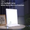 SAD White Noise Phototherapy Lamp - Smart Night Light & Music Therapy - 9