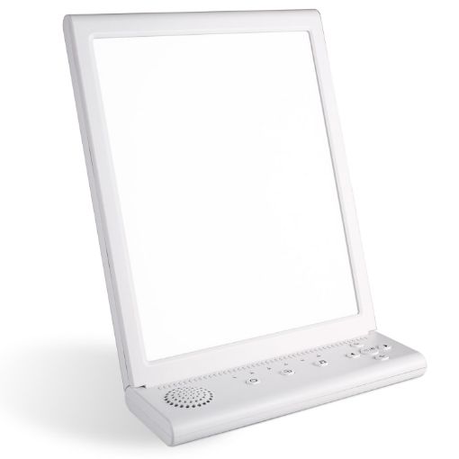 SAD White Noise Phototherapy Lamp with Music & Type-C Line, EU Plug - 1