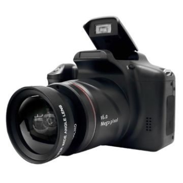 HD-05+ 2.4" 1080P HD Digital Camera, 16X Zoom, Photo & Video DV, Black - 1