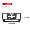 Mercedes-Benz G-Class W463 Multimedia Panel Sticker Set - Black (2pcs) - 4