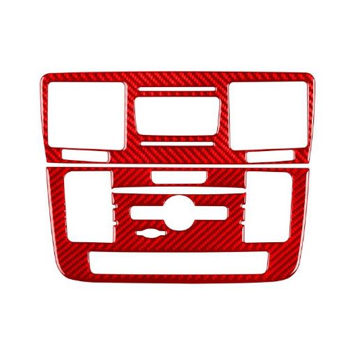 Mercedes-Benz G-Class W463 Multimedia Panel Sticker Set (Red) 2pcs - 1