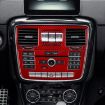Mercedes-Benz G-Class W463 Multimedia Panel Sticker Set (Red) 2pcs - 8
