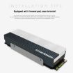 COOLMOON CM-M2A M.2 2280 SSD Cooler 5V ARGB Heatsink Gray - 5