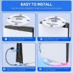 Sony PS5 Slim IPEGA Vertical Cooling Base Holder - Black - 6