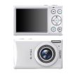 64MP 4K HD Digital Camera with 2.8-Inch Display & 18x Zoom (White) - 2