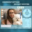 64MP 4K HD Digital Camera with 2.8-Inch Display & 18x Zoom (White) - 5