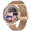 Gold Steel V60 1.39" Waterproof Bluetooth Call Smart Watch Health Monitor - 1