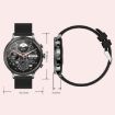 Gold Steel V60 1.39" Waterproof Bluetooth Call Smart Watch Health Monitor - 3